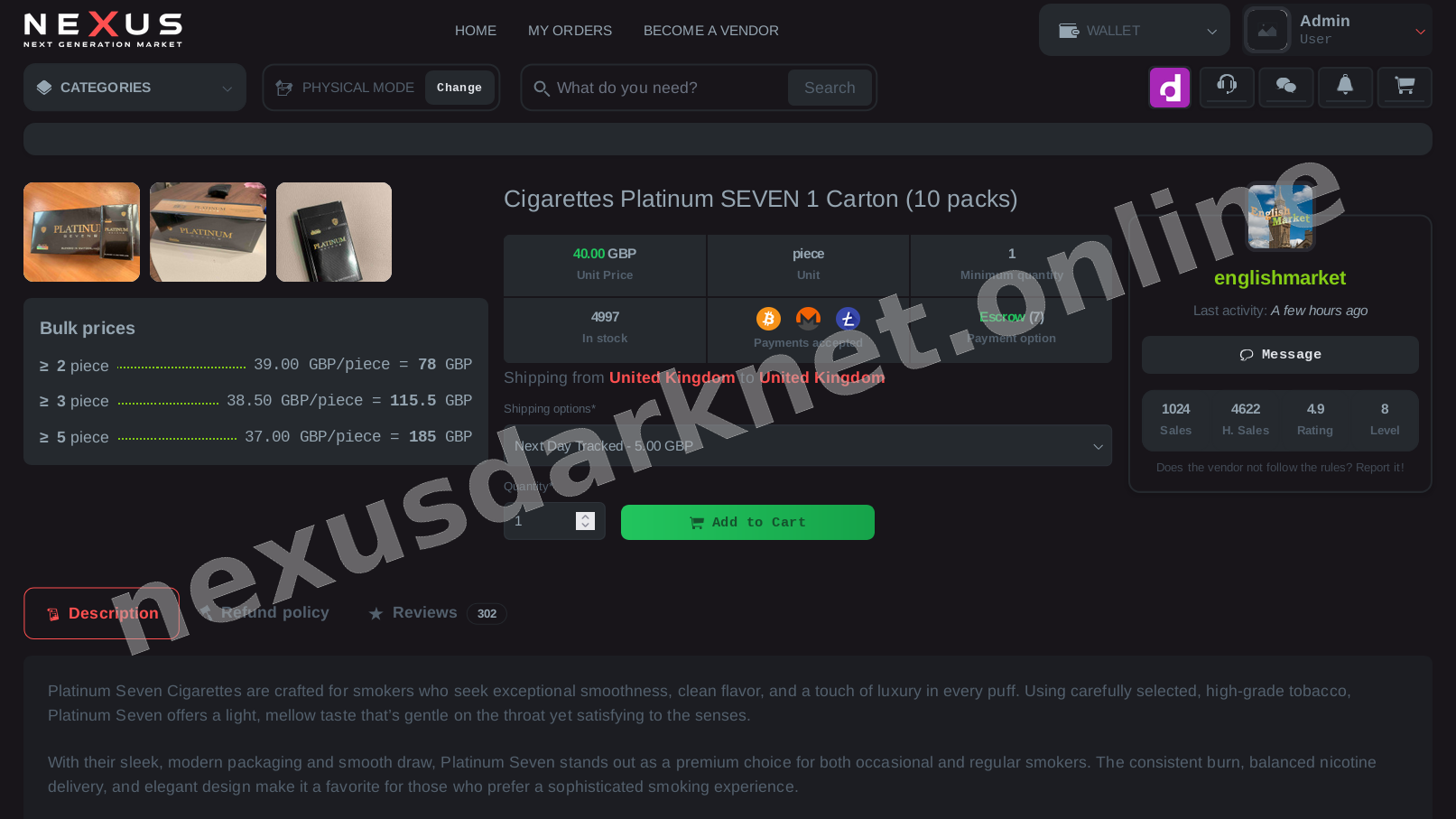 Marketplace Index View